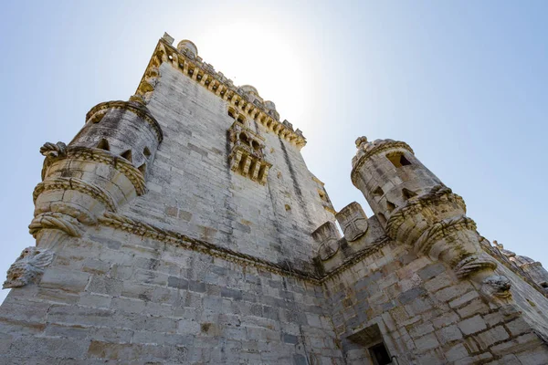 Belem Tower Torre Belém Egy Erődített Torony Lisszabon Portugália — Stock Fotó
