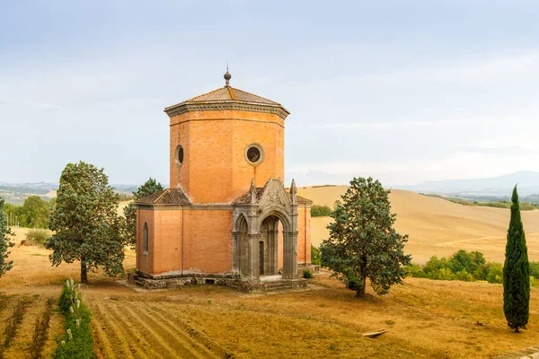 Chapel Built Second Half Xix Century Quinciano Siena Italy — Stock Photo, Image