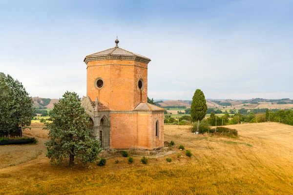 Chapel Built Second Half Xix Century 1861 Quinciano Siena Italy — Stock Photo, Image