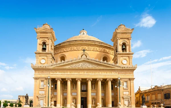 Iglesia Asunción Nuestra Señora También Conocida Como Rotonda Mosta 1860 — Foto de Stock