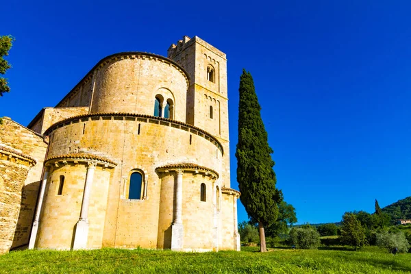 Abbaye Saint Antimo Près Montalcino Toscane — Photo