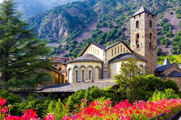 Iglesia Sant Esteve Situada Andorra Vella Andorra — Foto de Stock