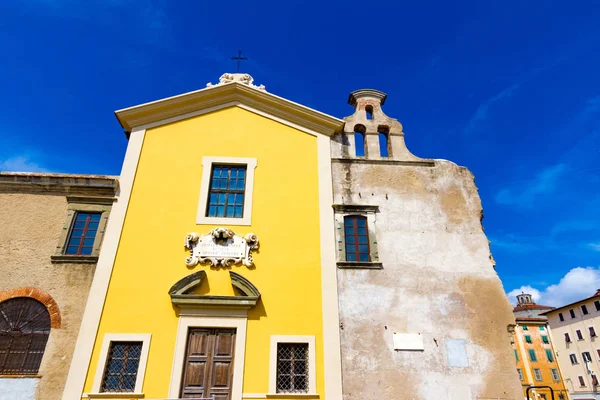 Igreja Lugar Piedoso Verão Centro Leghorn Toscana Itália — Fotografia de Stock