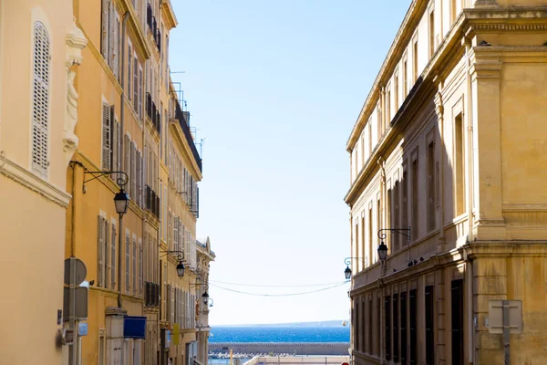 Horizonte Marsella Sur Francia Soleado Día Verano — Foto de Stock