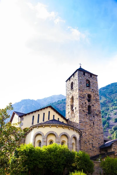 Iglesia Sant Esteve Situada Andorra Vella Andorra — Foto de Stock