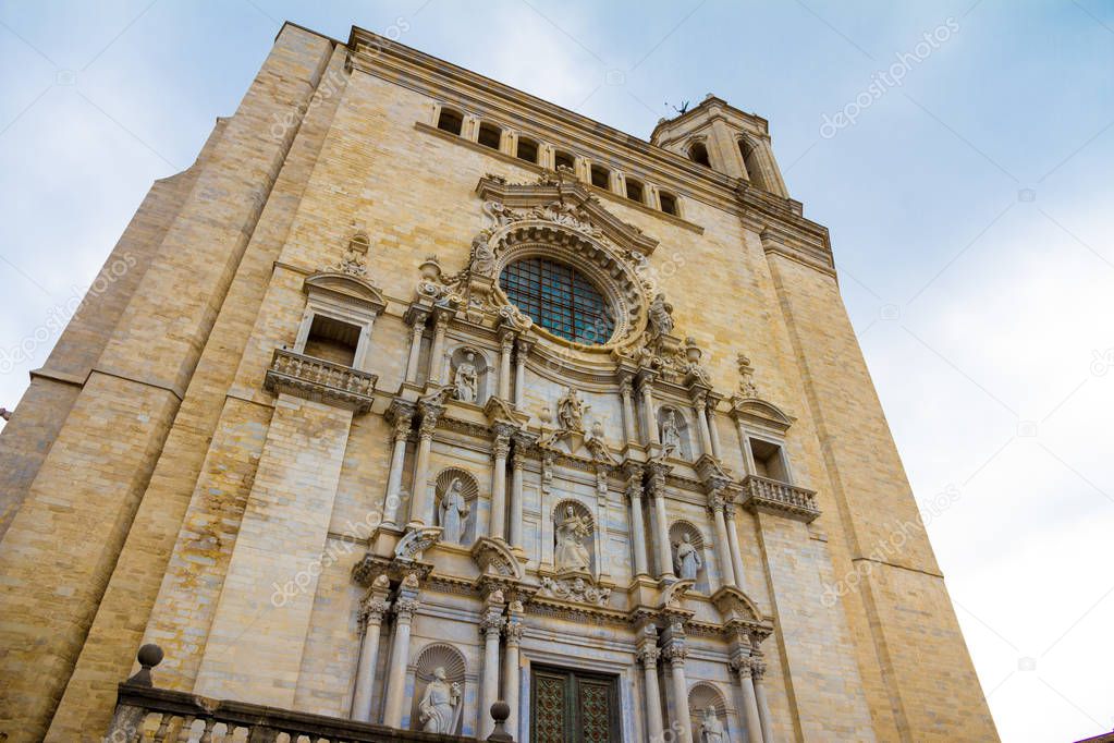 The Girona Cathedral, is a Roman Catholic church located in Girona, Catalonia, Spain