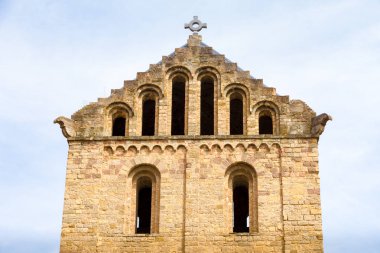 (1886 yeniden) Santa Maria de Rıpoll Manastırı bir Benedictine Manastırı Rıpoll, Catalonia, İspanya olduğunu