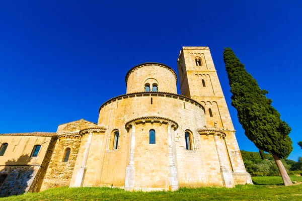 Antimo Abbey Circa 781 Crete Senesi Senese Clays Italy — Stock Photo, Image