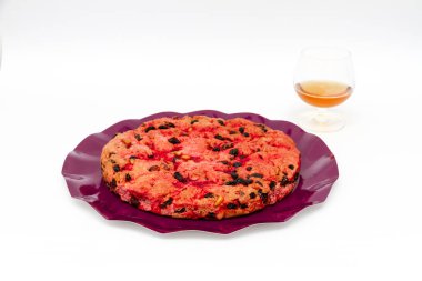 Elba, İtalya'dan Schiaccia briaca (sarhoş kek)