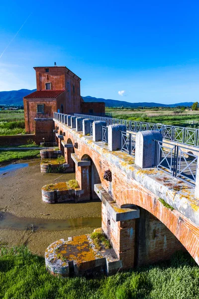 18Th Talet Casa Rossa Ximenes Naturreservatet Diaccia Botrona Italien — Stockfoto