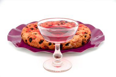 Elba, İtalya'dan Schiaccia briaca (sarhoş kek)