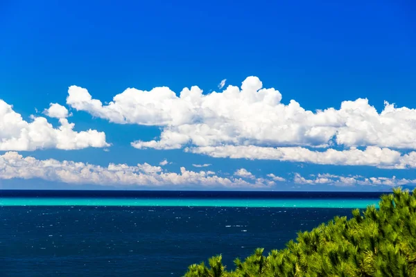 Tropical Sea Sky Italy Summer — Stock Photo, Image