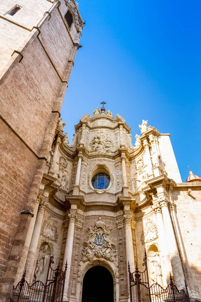 Железные Двери Собора Святой Марии Кафедрального Собора Валенсии Валенсии Испания — стоковое фото