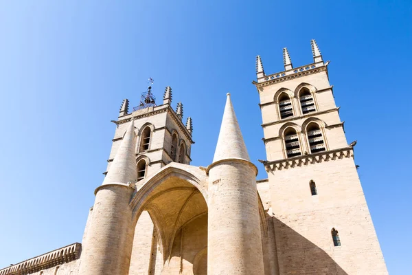 Catedral Montpellier Uma Igreja Católica Romana Localizada Cidade Montpellier França — Fotografia de Stock