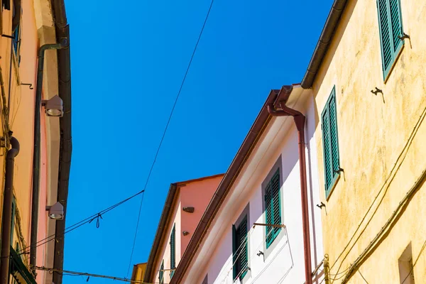 Skyline Rio Nell Elba Una Comuna Toscana Italia — Foto de Stock