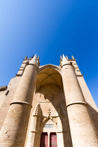 Catedral Montpellier Uma Igreja Católica Romana Localizada Cidade Montpellier França — Fotografia de Stock