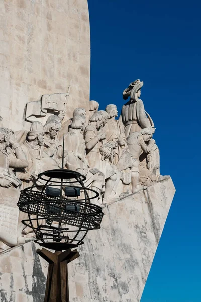 Monument Van Ontdekkingen Riviermond Van Taag Lissabon — Stockfoto