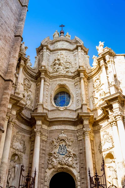 Portas Ferro Catedral Santa Maria Catedral Valência Valência Espanha — Fotografia de Stock