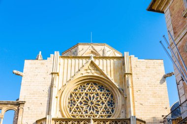 Valencia, İspanya. Our Lady Valencia varsayımı Büyükşehir Cathedralbasilica