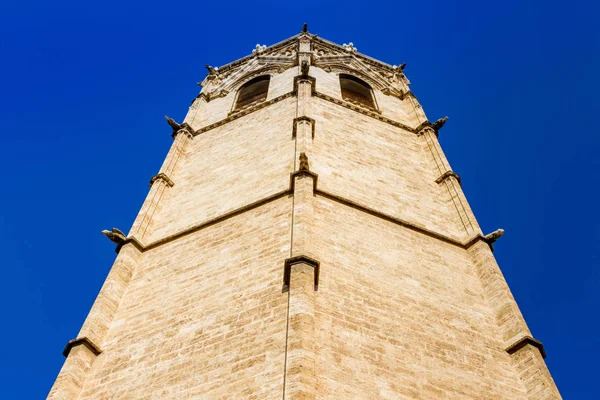 Campanario Conocido Como Micalet Catedral Santa María Catedral Valencia Valencia — Foto de Stock