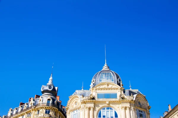 Montpellier Francia Edificios Históricos Place Comedie Día Soleado Verano — Foto de Stock