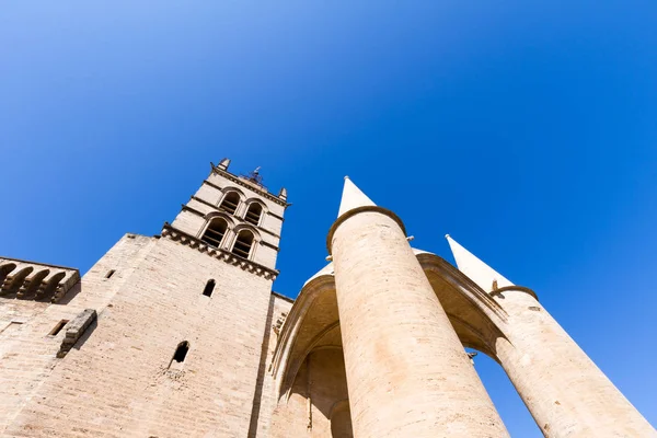 Catedral Montpellier Uma Igreja Católica Romana Localizada Cidade Montpellier França — Fotografia de Stock