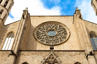 Santa Maria del Mar (1383) Barcelona, İspanya bir kilise olduğunu.