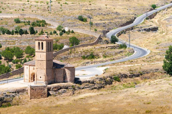 Church of La Vera Cruz in Segovia (Spain) in summer — Stock Photo, Image