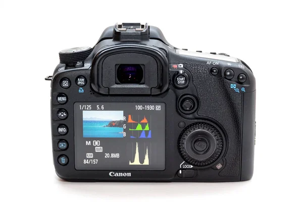 キヤノン7d デジタル一眼レフカメラ美しい静物 — ストック写真