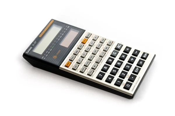 A Vintage scientific pocket calculator from late 80s — Stock Photo, Image