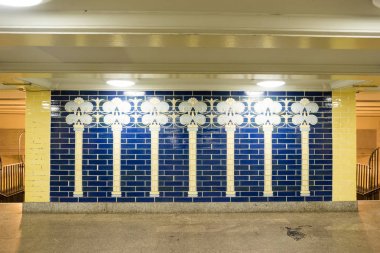 Klosterstrasse metro istasyonu, Berlin, Almanya
