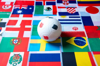 Uluslararası Dünya bayrak plastik futbol