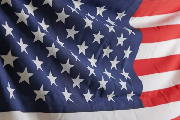 Amerikaanse (USA) vlag voor Memorial Day op 4 juli, Independen — Stockfoto