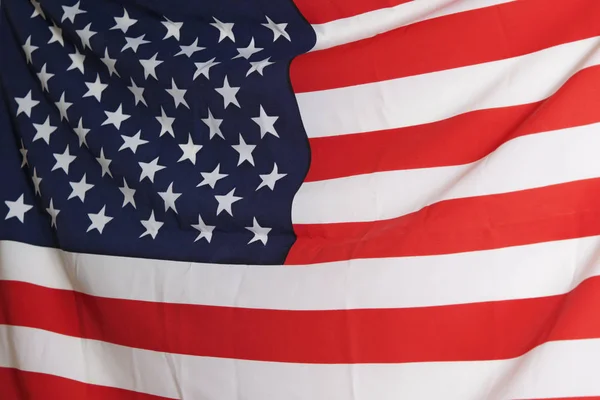 Amerikaanse (USA) vlag voor Memorial Day op 4 juli, Independen — Stockfoto