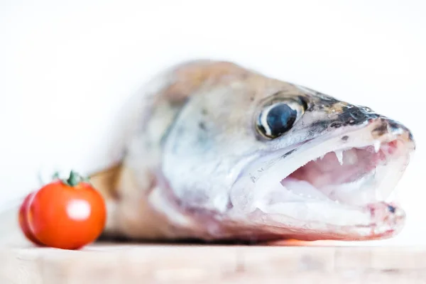 Валлийская Рыба Сырая Свежая — стоковое фото