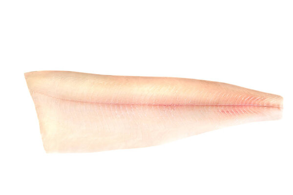 Raw fish fillet cooking