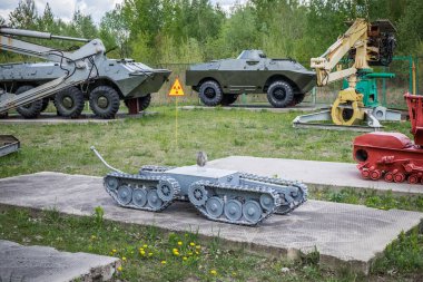 Chernobyl felaket sonuçları tasfiye katıldı robot teknolojisi Fuarı.