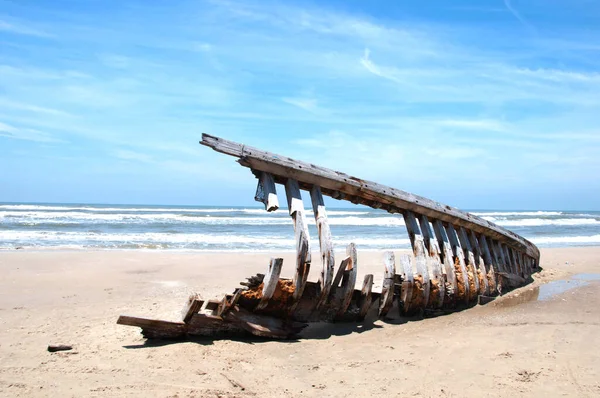 Корабель Розбився Біля Моря Таваресі Ріо Гранді Сул — стокове фото