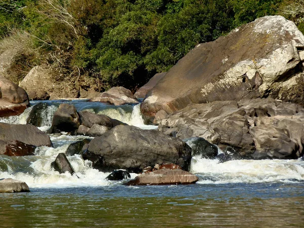 Cascada Medio Las Piedras Nova Roma Sul Rio Grande Sul — Foto de Stock