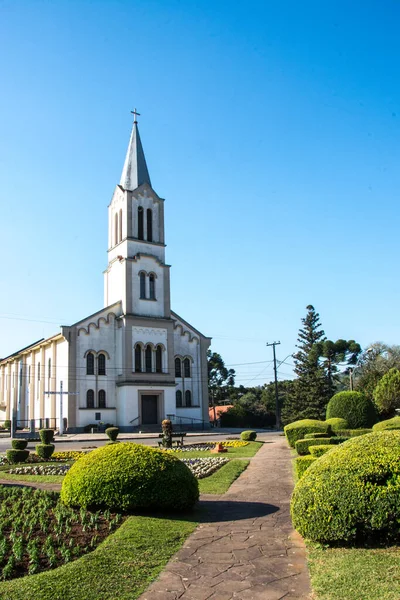 Iglesia Nova Petropolis Rio Grande Sul —  Fotos de Stock