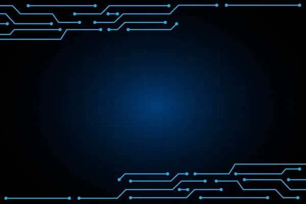 Çizgili devre çerçeve soyut teknoloji arka plan Tema.