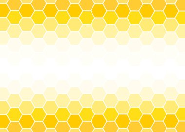 Sarı Altıgen arka plan vektör tasarlamak.