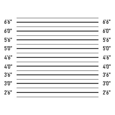 Yüksek hapishane arka plan vektör simgesi. Yüksek inç sabıka fotoğrafı.