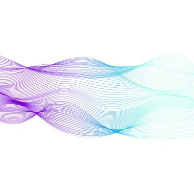 Soyut vektör çizgileri arka plan, dalga tasarım gradyanı.