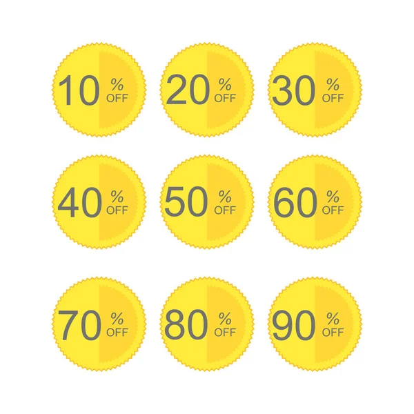 Promosyon tasarımı için ikon satışı. İzole vektör işareti sembolü.