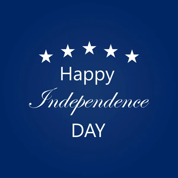 День Независимости Сша Векторное Плоское Знамя Американский Праздник — стоковый вектор