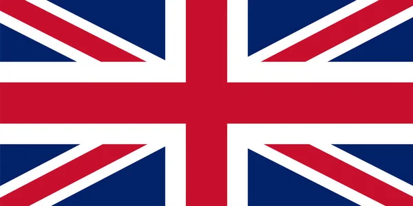 Флаг Великобритании Вектор Соединенного Королевства — стоковый вектор
