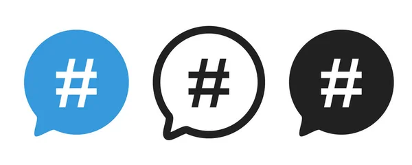 Hashtag Icon Setストックベクター ロイヤリティフリーhashtag Icon Setイラスト ページ 3 Depositphotos