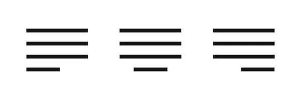 对齐符号 对齐线条图标 — 图库矢量图片