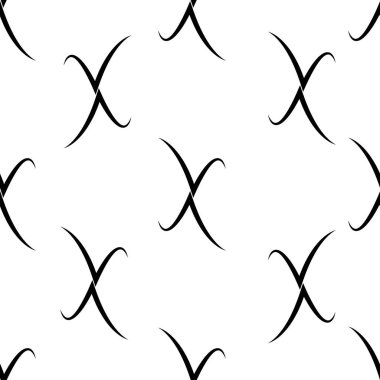 Soyut vektör çizimi. Beyaz arka planda siyah elementler. Grafik tasarım ve çiçekli tekstil. Kartpostal, görüntü. Basit bir doku. Şekil çizilmiş elementler. Renkli nesneler, çıplak sanat eserleri.